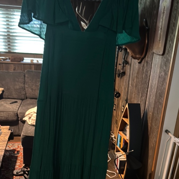 Willow and Root Green Maxi Sundress with Flutter Sleeves from Buckle - Picture 3 of 3